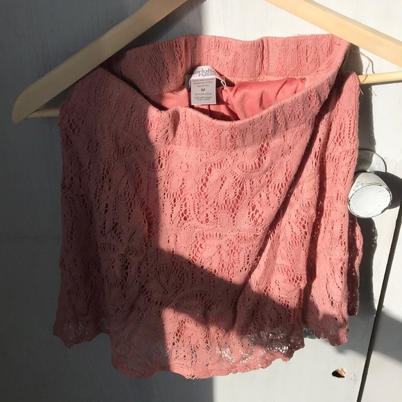 Charlotte Russe medium coral skirt - Picture 2 of 2